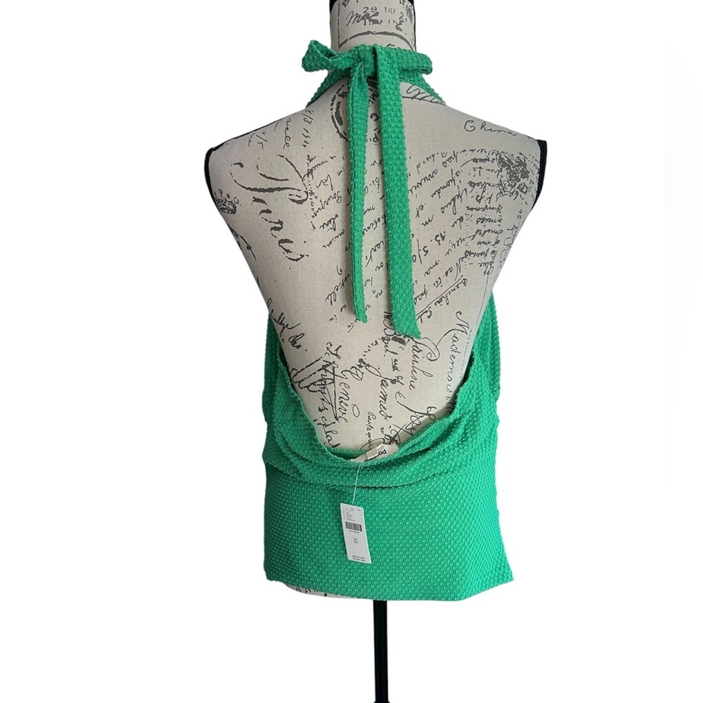 Anthropologie Porridge Rhea V-Neck Floral Halter Top, new with tags, sz XL - Picture 5 of 9